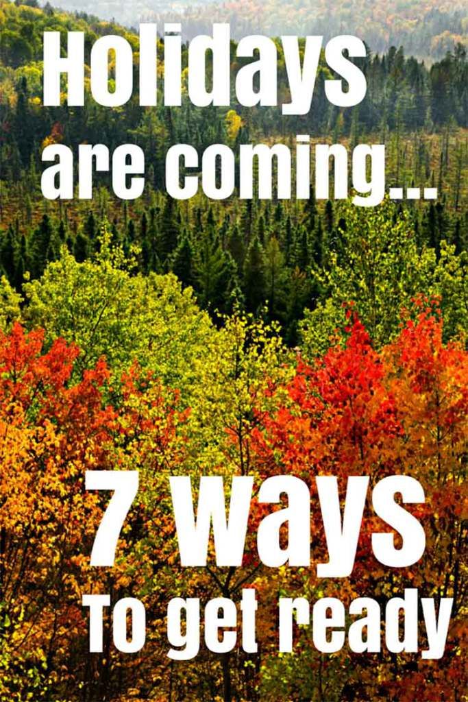 Holidays are Coming 7 Ways to Get Ready